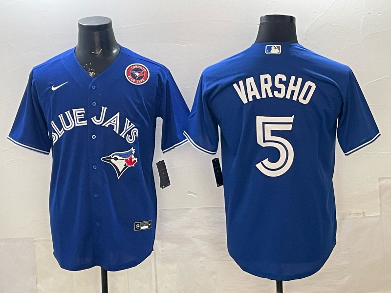 Men 2026 Toronto Blue Jays #5 Varsho Blue Game Nike MLB Jersey 2026002->toronto blue jays->MLB Jersey